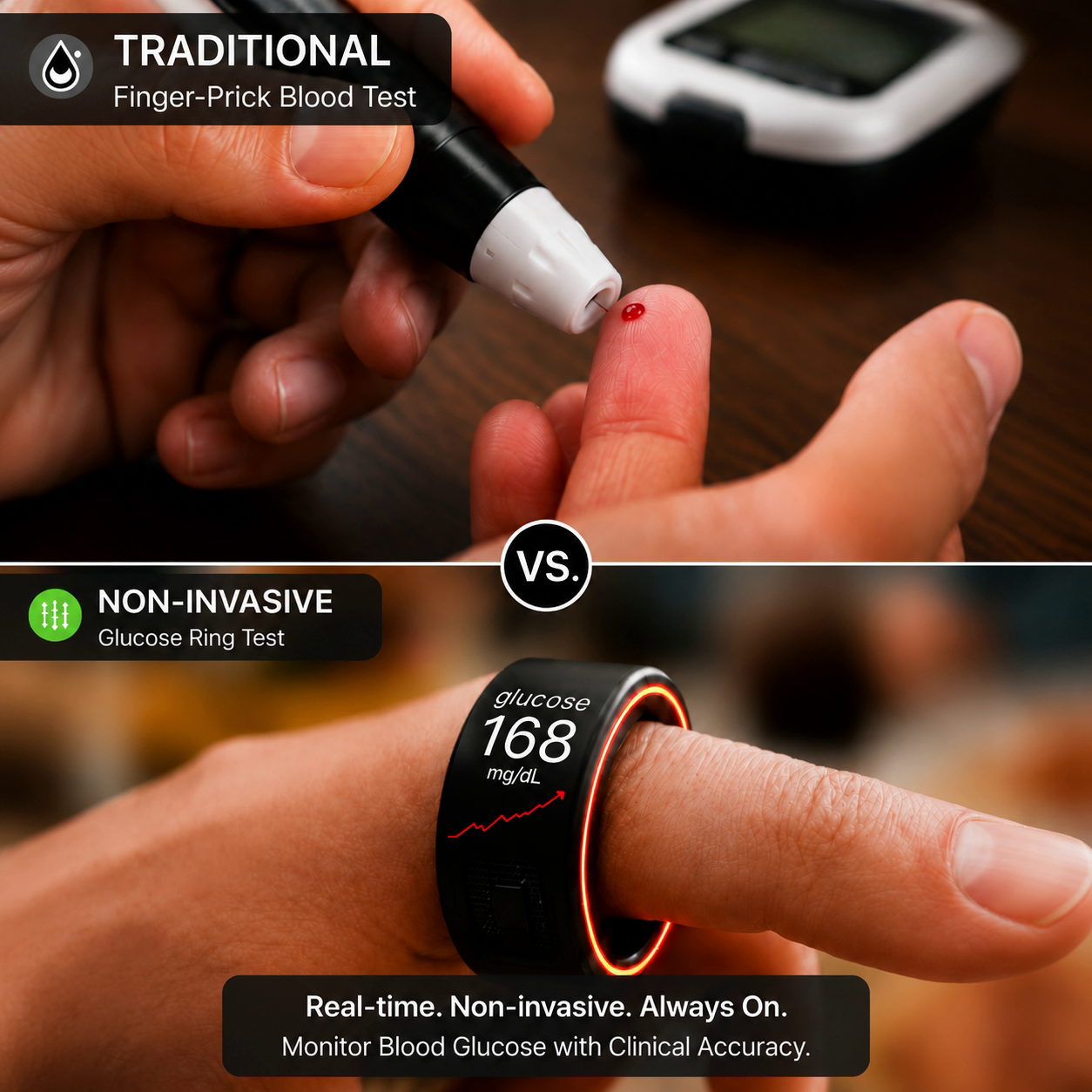 🔥The last two hours  and the number of places is limited🎉 75% OFF Launch Offer🏆Pryxo™ G1 Non-Invasive Smart Ring