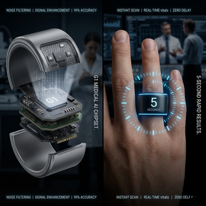 🔥The last two hours  and the number of places is limited🎉 75% OFF Launch Offer🏆Pryxo™ G1 Non-Invasive Smart Ring