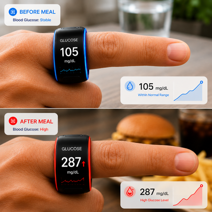 🔥The last two hours  and the number of places is limited🎉 75% OFF Launch Offer🏆Pryxo™ G1 Non-Invasive Smart Ring