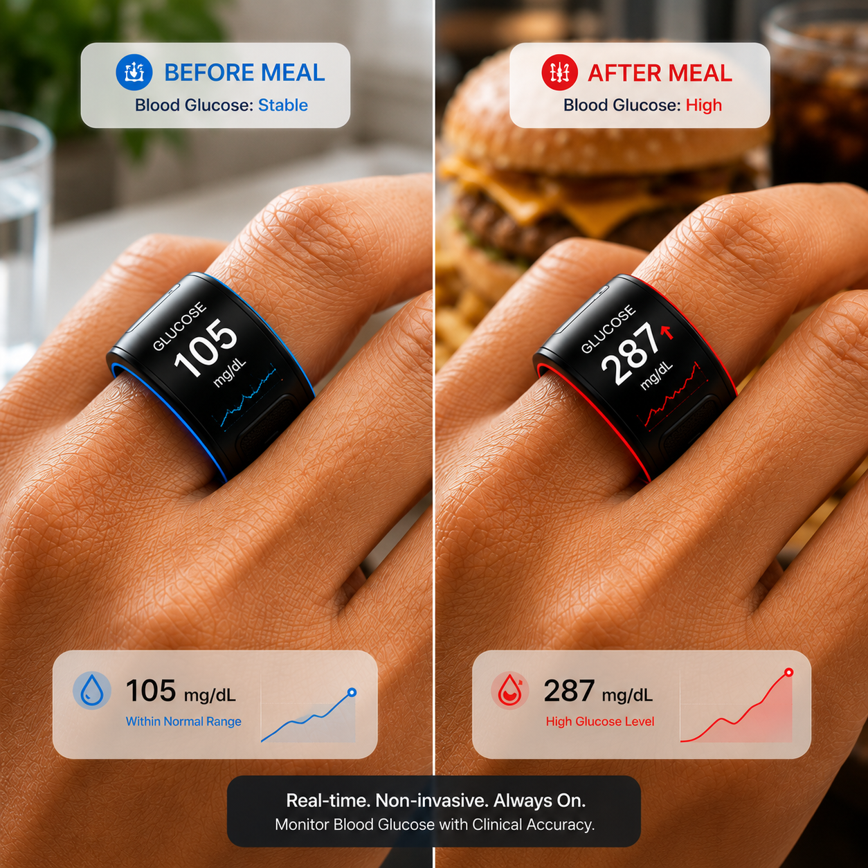 🔥The last two hours  and the number of places is limited🎉 75% OFF Launch Offer🏆Pryxo™ G1 Non-Invasive Smart Ring