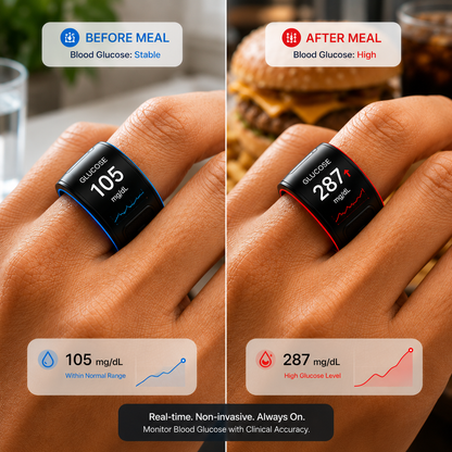 🔥The last two hours  and the number of places is limited🎉 75% OFF Launch Offer🏆Pryxo™ G1 Non-Invasive Smart Ring