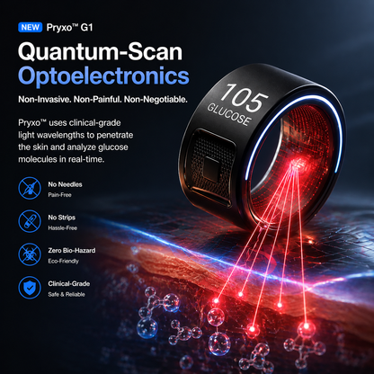 🔥The last two hours  and the number of places is limited🎉 75% OFF Launch Offer🏆Pryxo™ G1 Non-Invasive Smart Ring