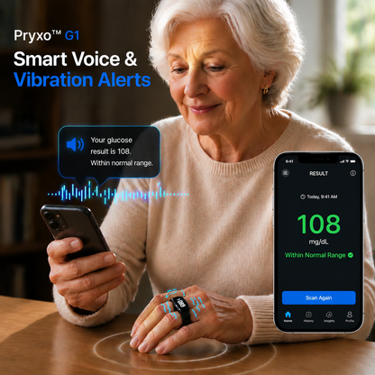 🔥The last two hours  and the number of places is limited🎉 75% OFF Launch Offer🏆Pryxo™ G1 Non-Invasive Smart Ring