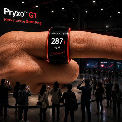 🔥The last two hours  and the number of places is limited🎉 75% OFF Launch Offer🏆Pryxo™ G1 Non-Invasive Smart Ring