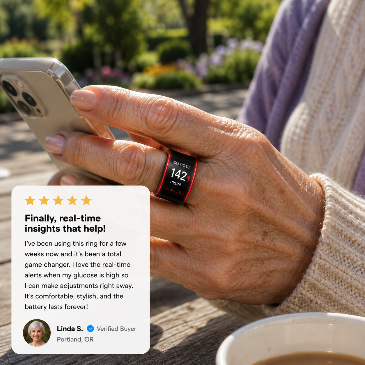 🔥The last two hours  and the number of places is limited🎉 75% OFF Launch Offer🏆Pryxo™ G1 Non-Invasive Smart Ring