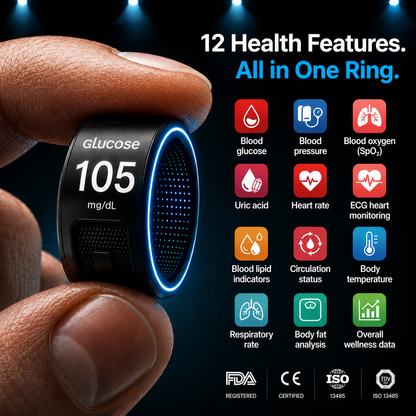 🔥The last two hours  and the number of places is limited🎉 75% OFF Launch Offer🏆Pryxo™ G1 Non-Invasive Smart Ring